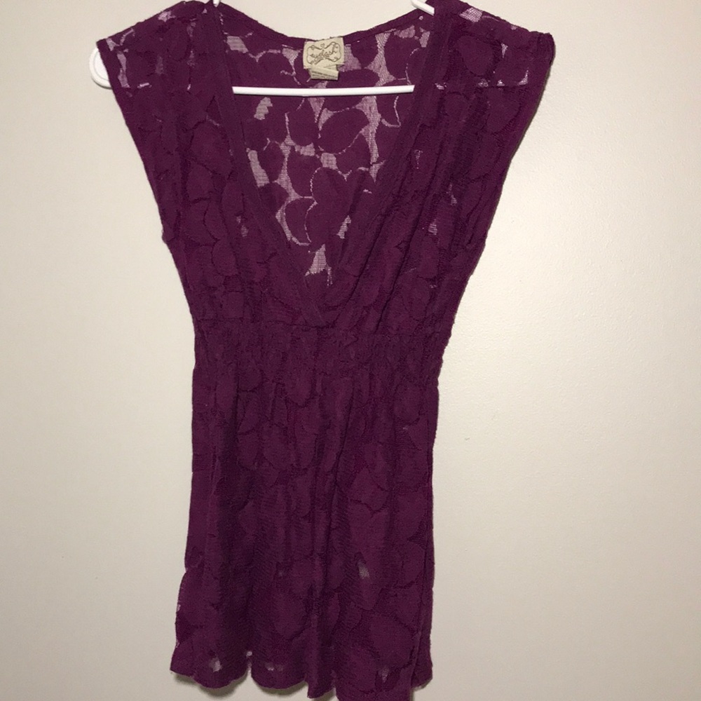 Purple blouse